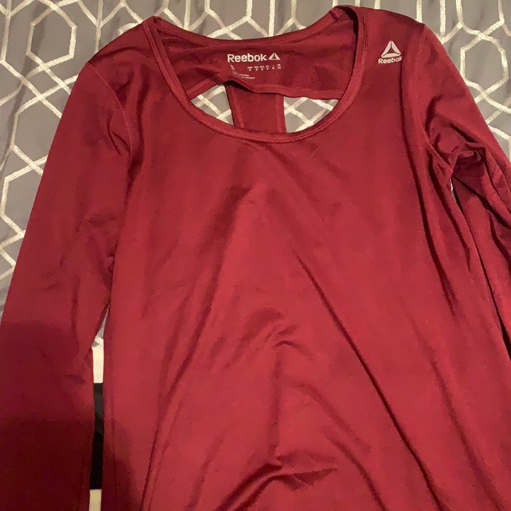 Reebok long sleeved exercise shirt